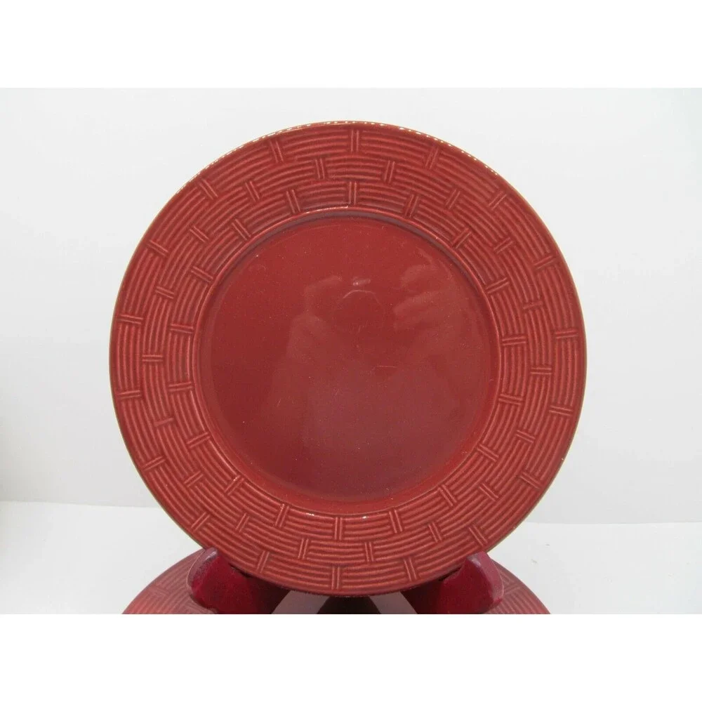 Pier 1 Rattan Basket Weave Rust 8.25